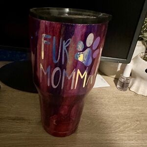 “Fur Mama” stainless steel 32oz tumbler